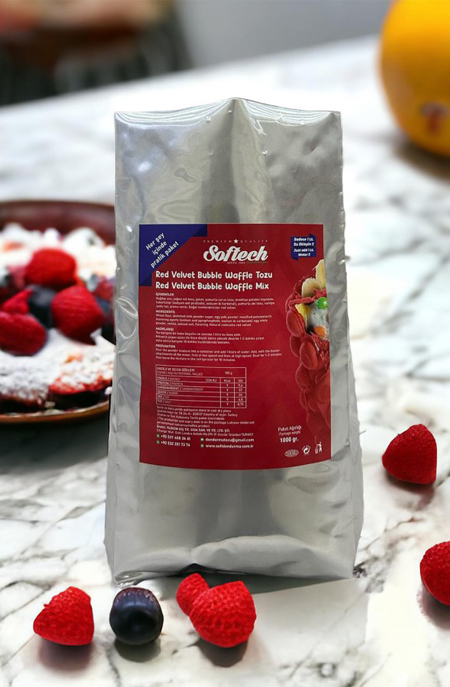 Red Velvet Bubble Waffle Tozu