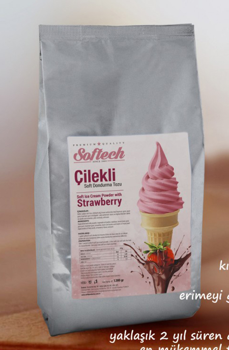 Çilekli Dondurma Tozu
