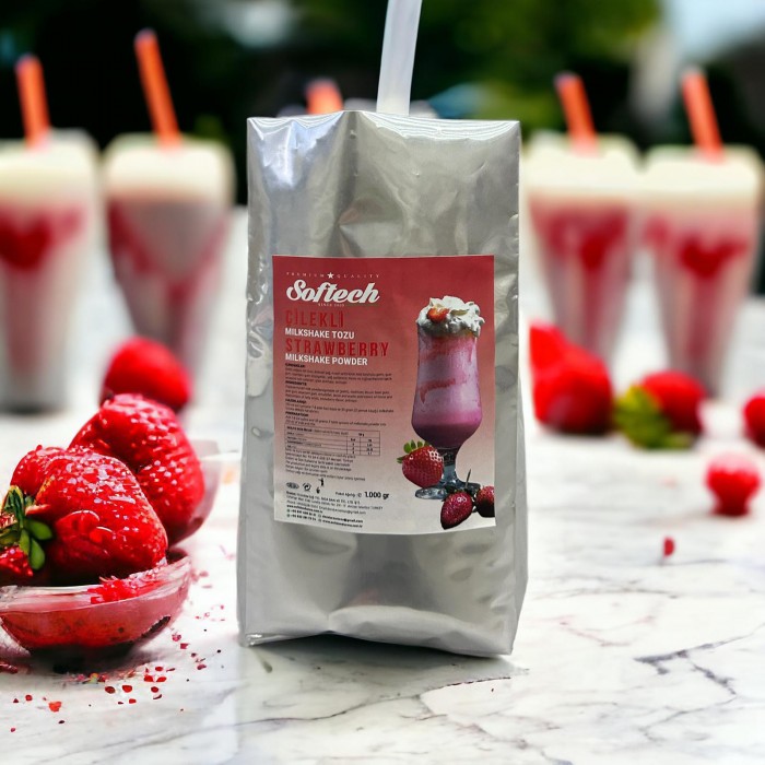 Çilekli Milkshake Tozu